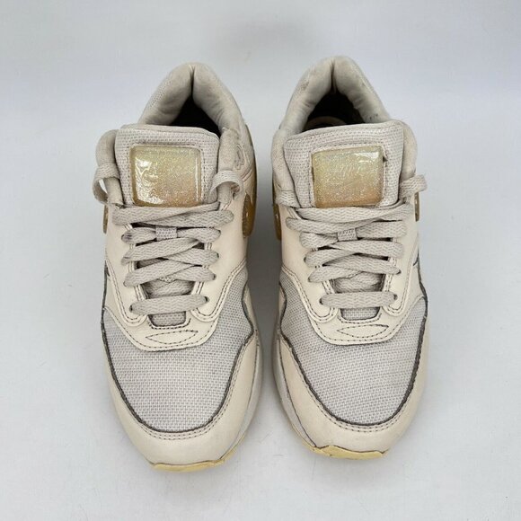 Nike Womens Air Max 1 AT5248-100 Low Top Ivory Athletic Sneaker Shoes Size 5.5 - Picture 4 of 12